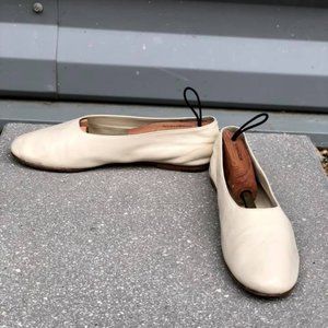 Vince Off White Slip on Flats